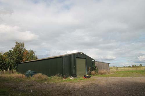 Barn with planning permission on 1.44 acres of land in Edingale, near Tamworth, Staffordshire