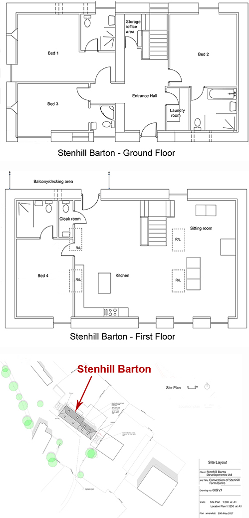 Floorplan of Converted barn near Bude, Cornwall