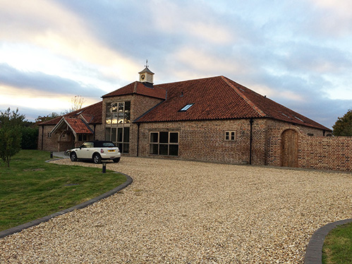 Barn conversion with  pool in Cambridgeshire