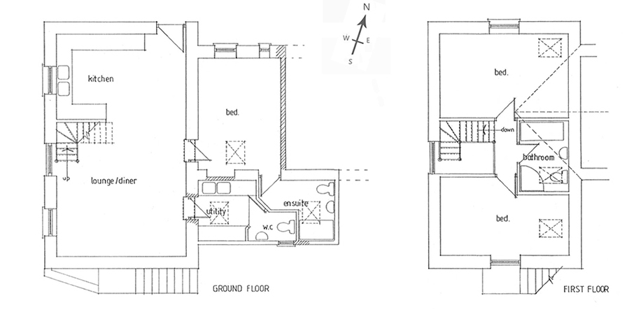 Floorplan of Barn conversion in Bradworthy, Devon