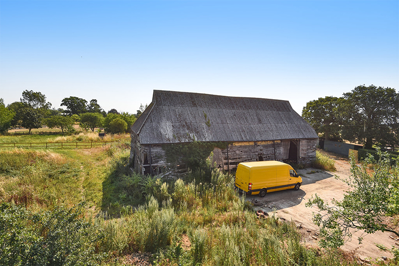 Unconverted barn near Bury St Edmunds, Suffolk