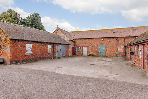 Development opportunity of a range of barns near Ellerdine, Shropshire