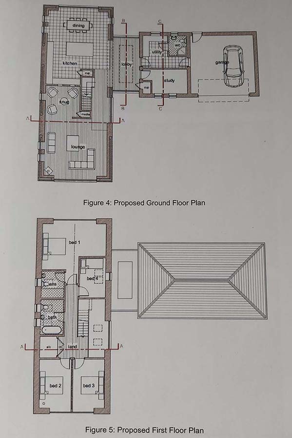 Floorplan of Barn conversion for sale in Gorefield, Wisbech, Cambs