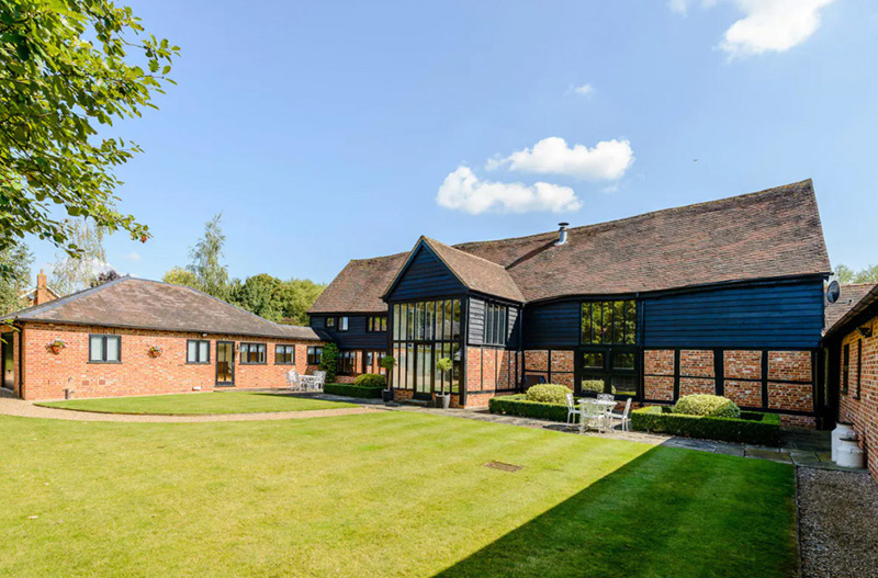 Grade II listed barn conversion near Shottesbrooke, White Waltham and Maidenhead