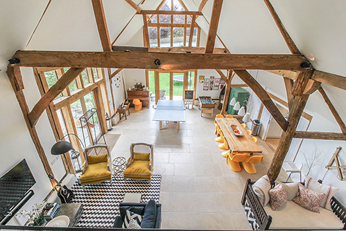 Luxury period property with separate converted barn in Monxton, Andover, Hampshire