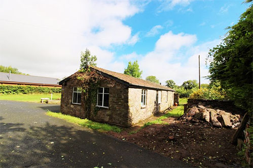A traditional barn with planning permission for conversion in Walterstone, near Hereford