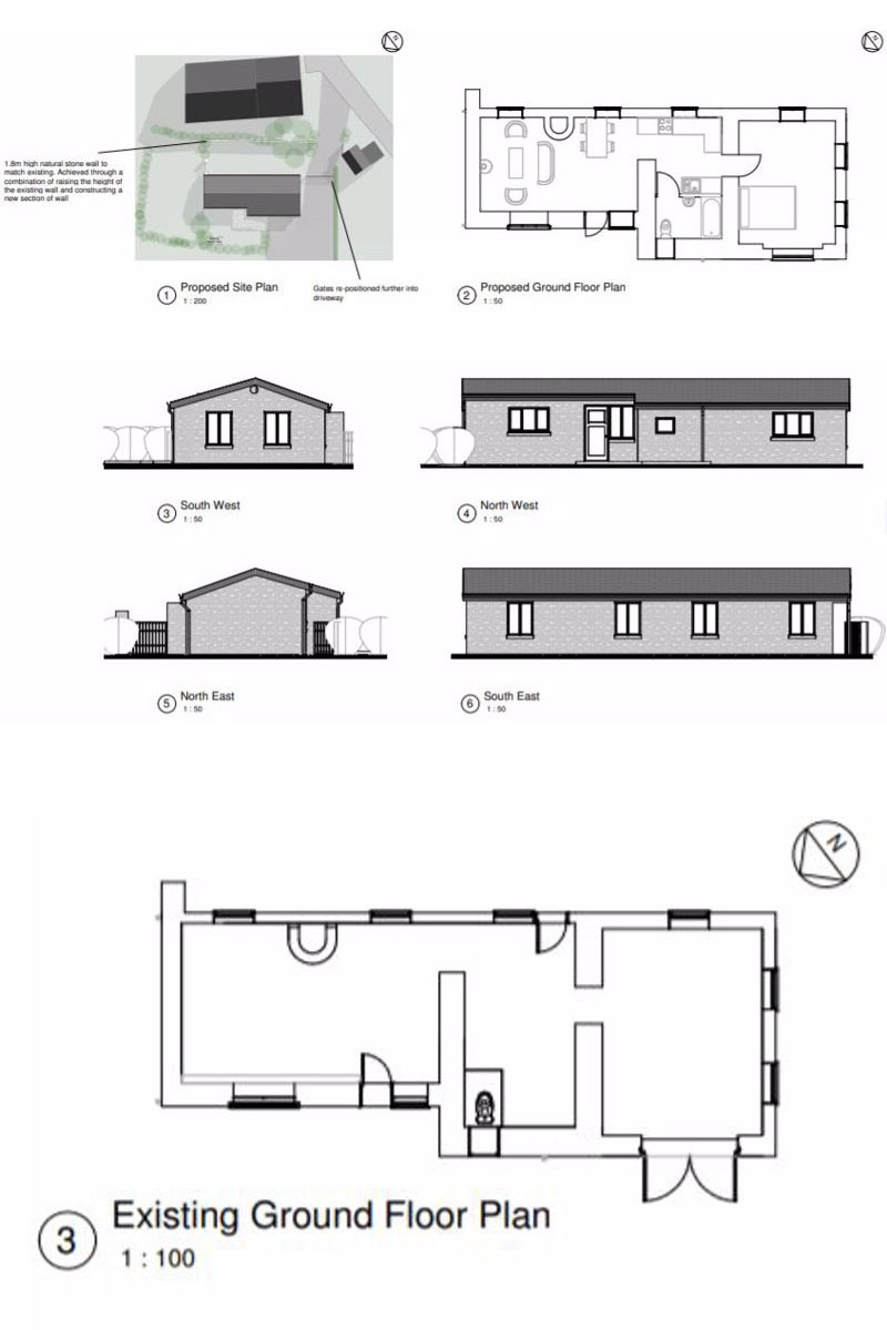 Floorplan of Unconverted barn  for sale near Hereford