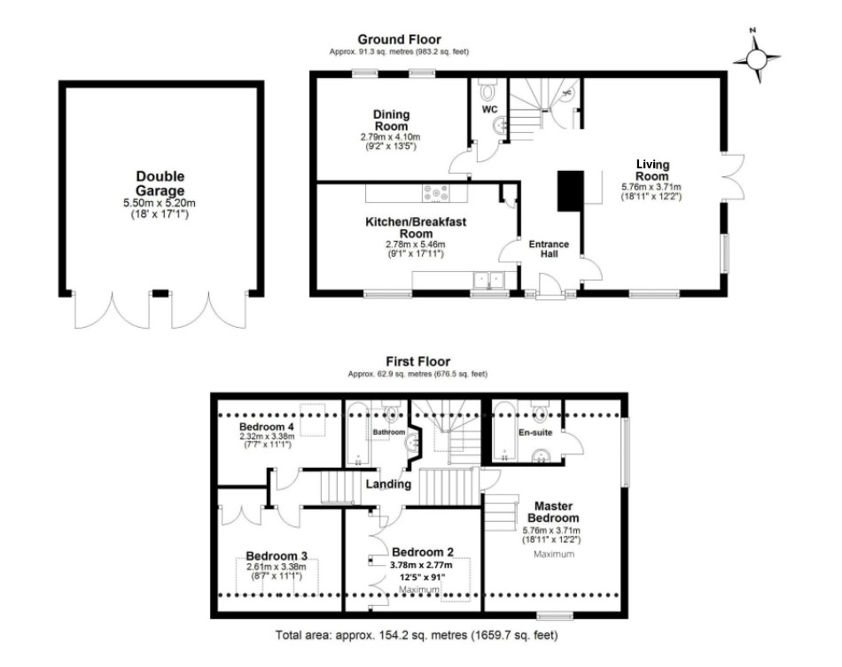 Floorplan of Barn conversion for sale in Harefield, near Uxbridge