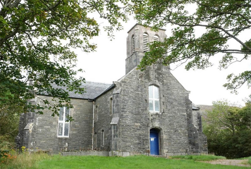 Unconverted church for sale in Lochaber in the Scottish Highlands, near Fort William