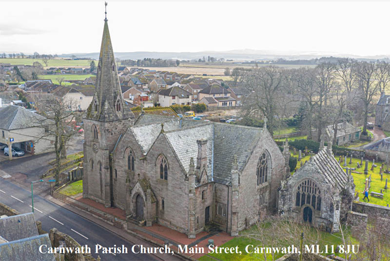 Former church in Carnwath, Lanarkshire