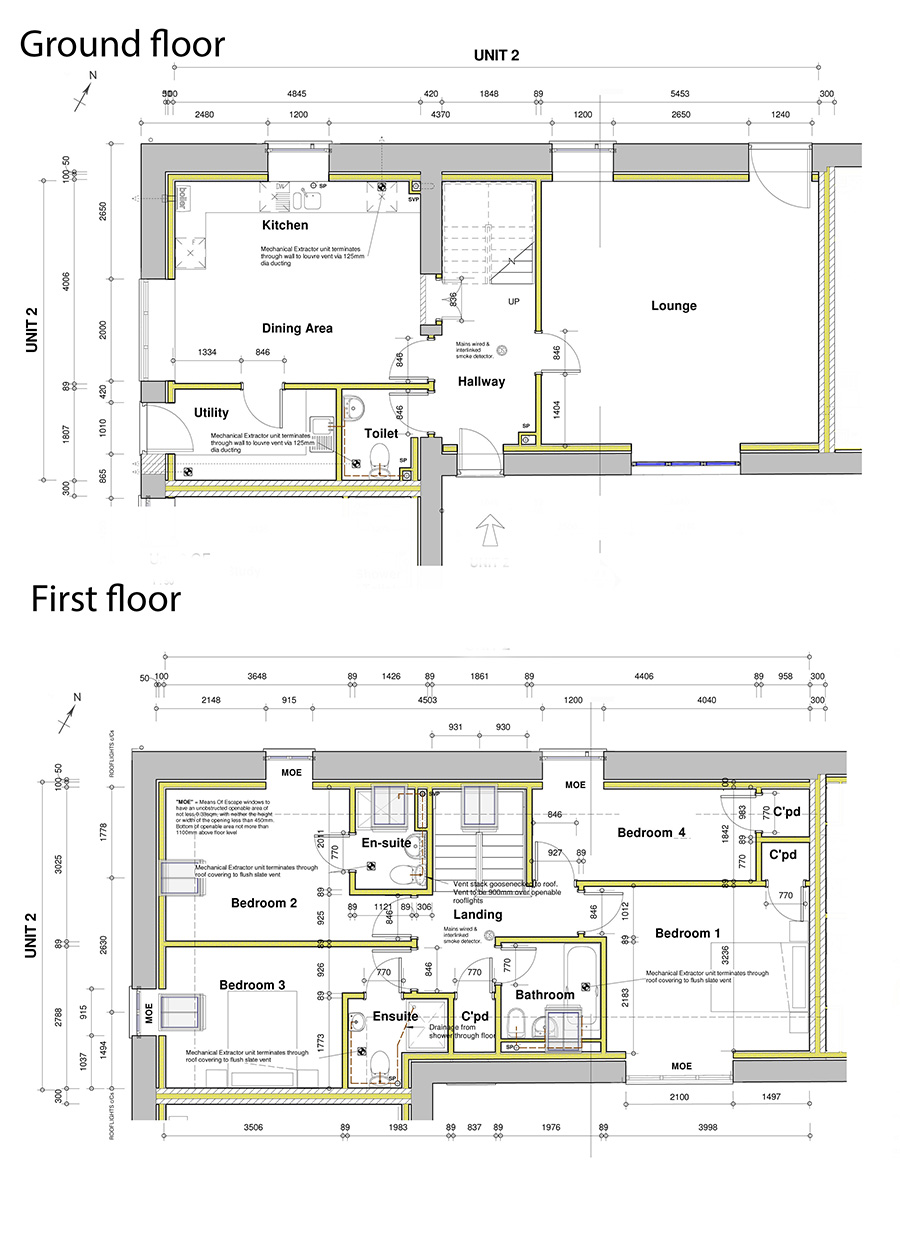 Floorplan of New barn conversion, Holsworthy, Devon