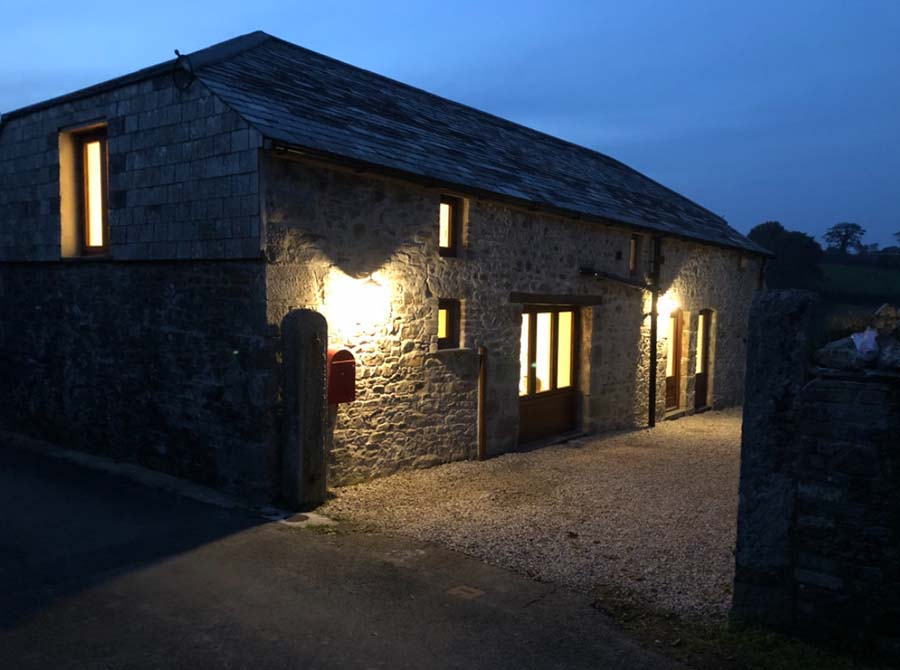 Barn conversion for sale in rural setting near Newtown, Cornwall