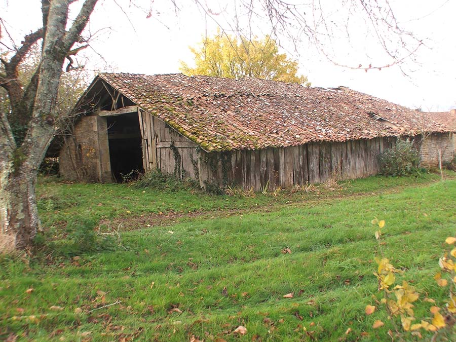 Unconverted barn for sale near Ruffec, Charente, France