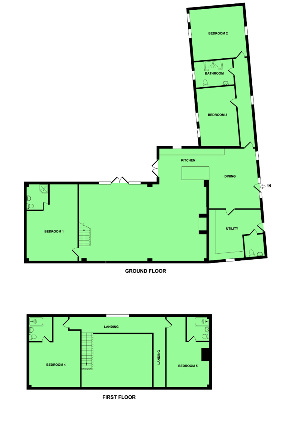 Floorplan of New barn conversion for sale Great Yarmouth