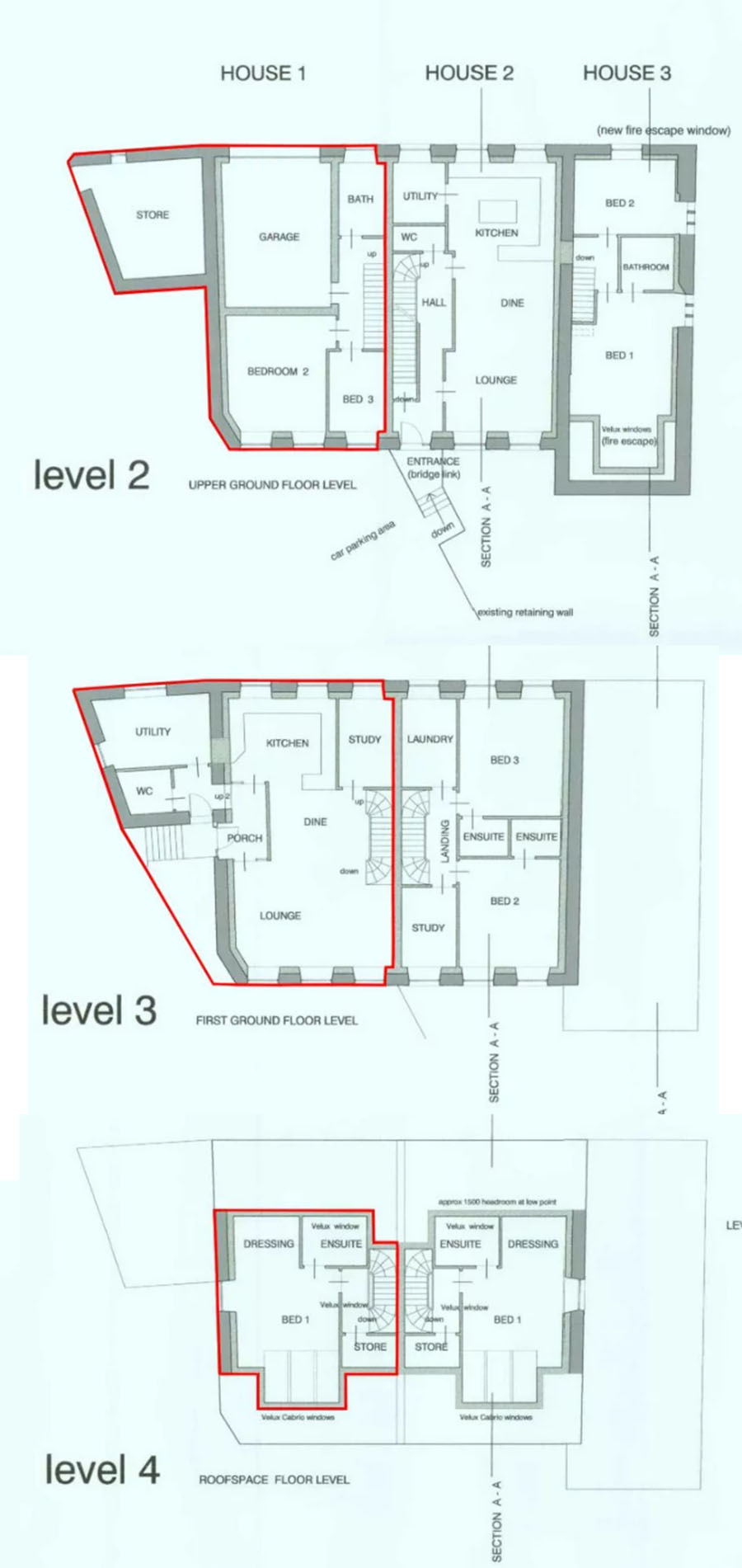 Floorplan of Part of cotton mill for sale, Cullingworth, Yorkshire