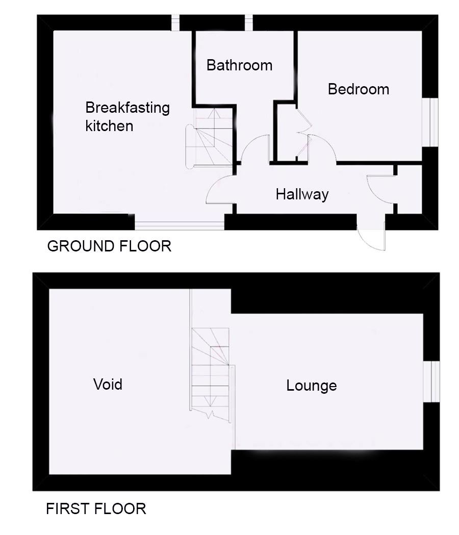 Floorplan of Thatched barn for sale in Peterborough, Cambridgeshire