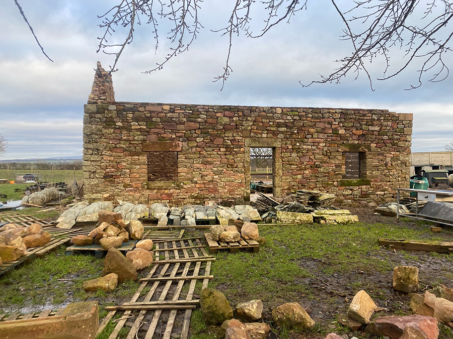 Traditional stone built barn for sale near Carlisle