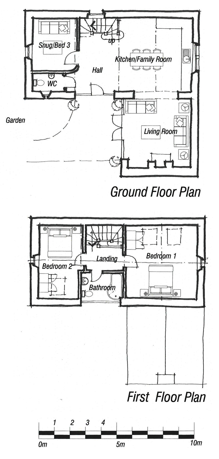 Floorplan of Traditional stone built barn for sale near Carlisle