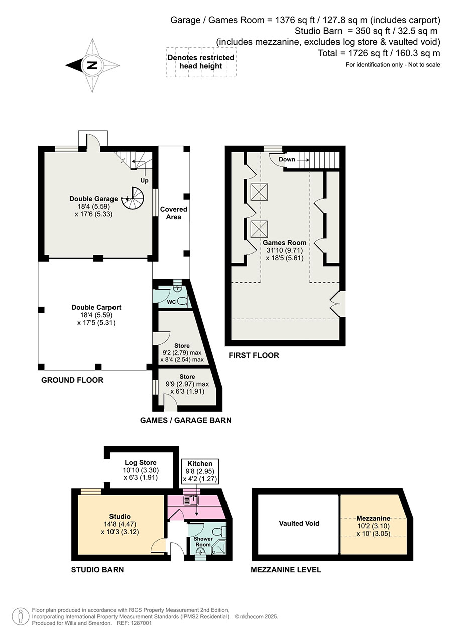 Floorplan of Barns with planning consent, West Horsley, Surrey