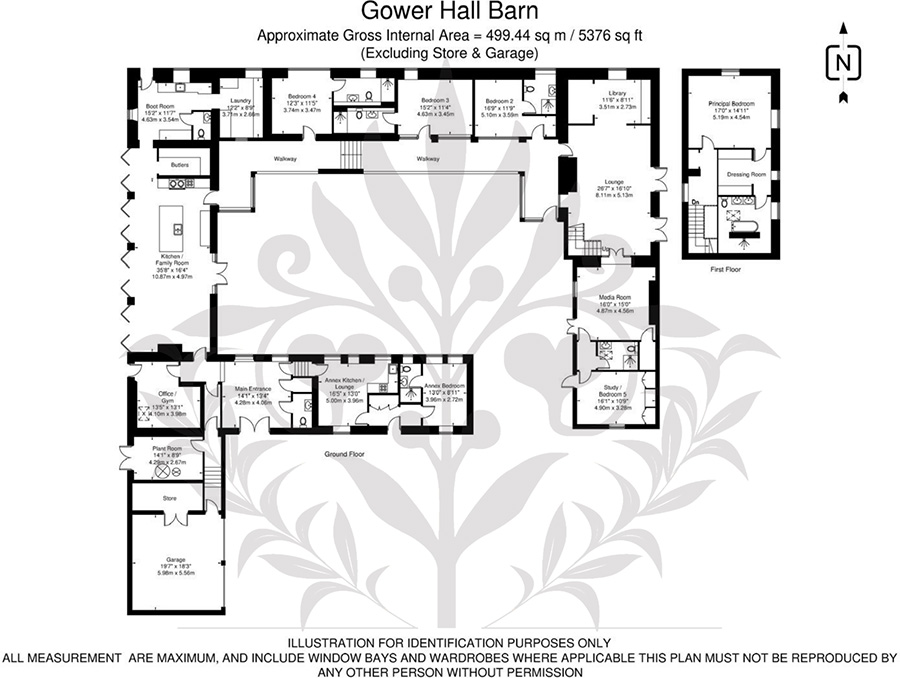 Floorplan of Luxury barn conversion for sale in Foston, North Yorkshire