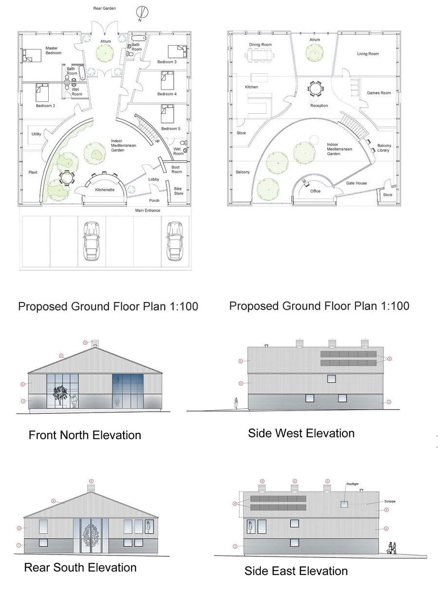 Floorplan of Unconverted barn for sale in Idlicote, Warwickshire