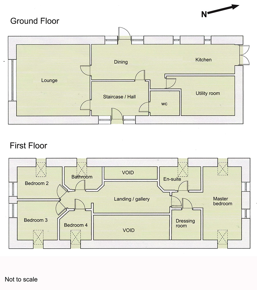 Floorplan of Barn conversion for sale near Ventnor, Isle Of Wight