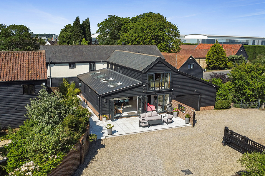 Converted barn for sale near Stowmarket, Suffolk
