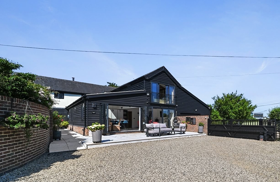 Converted barn for sale near Stowmarket, Suffolk