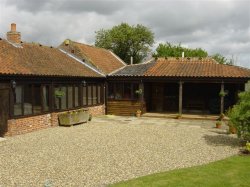 Converted barn and unconverted barn with full planning permission, near Norwich
