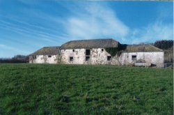 Unconverted barn with dovecote  in rural setting near Carmarthen