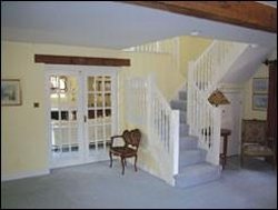 Barn conversion with a dovecote in Puddington, near Chester, Cheshire