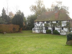 Farmhouse and barn near Horsham, Sussex