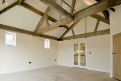 A four bedroom single storey barn conversion in Moor Green, Newthorpe, Nottinghamshire