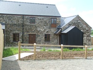 Barn undergoing conversion in Camrose, Pembrokeshire