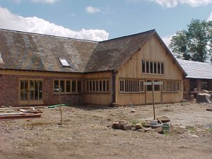 Range of converted barns near Stafford, Staffordshire