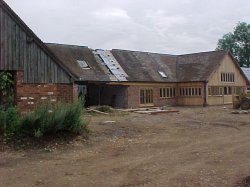 Range of six barn conversions of between two and five bedrooms at Ingestre, near Stafford, Staffs