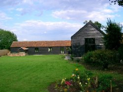Converted barn for sale on the edge of a village near Diss in Norfolk