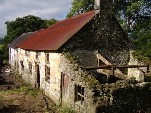Farmhouse and barn in Llandeilo, Dyfed, Wales