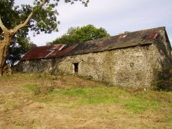 Grade II listed barn and farmhouse with planning permission for conversion near Llandeilo, Dyfed