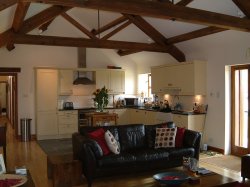 Three bedroom traditional farm building conversion with small paddock in Cold Ashton, Wiltshire