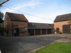 Farmhouse with barns in Meriden, near Solihull in the West Midlands