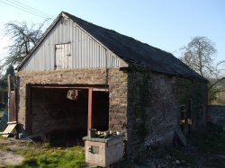 Unconverted barns in Powys, Wales near Hay-On-Wye, Herefordshire