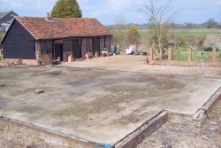 Stables with five acres of land with permission for barn near Colchester in Essex