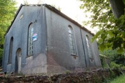 Chapel with planning permission for conversion near Llansteffan, Carmarthenshire