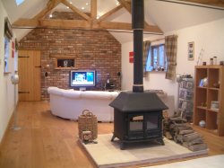 Three bedroom barn conversion in Shebdon, near Newport, Staffordshire