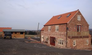 Barn conversion with paddock near Stanley