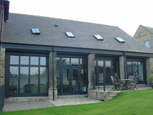 Converted barns near Chesterfield, Derbyshire