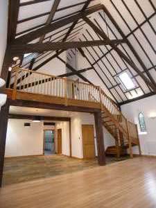 Newly converted Victorian chapel in Morrow, near Peterborough in Cambridgeshire