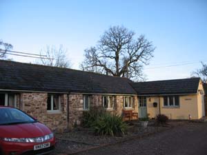 Converted barn near Usk, South Wales