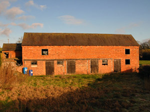 Unconverted barn near Norbury, Staffordshire